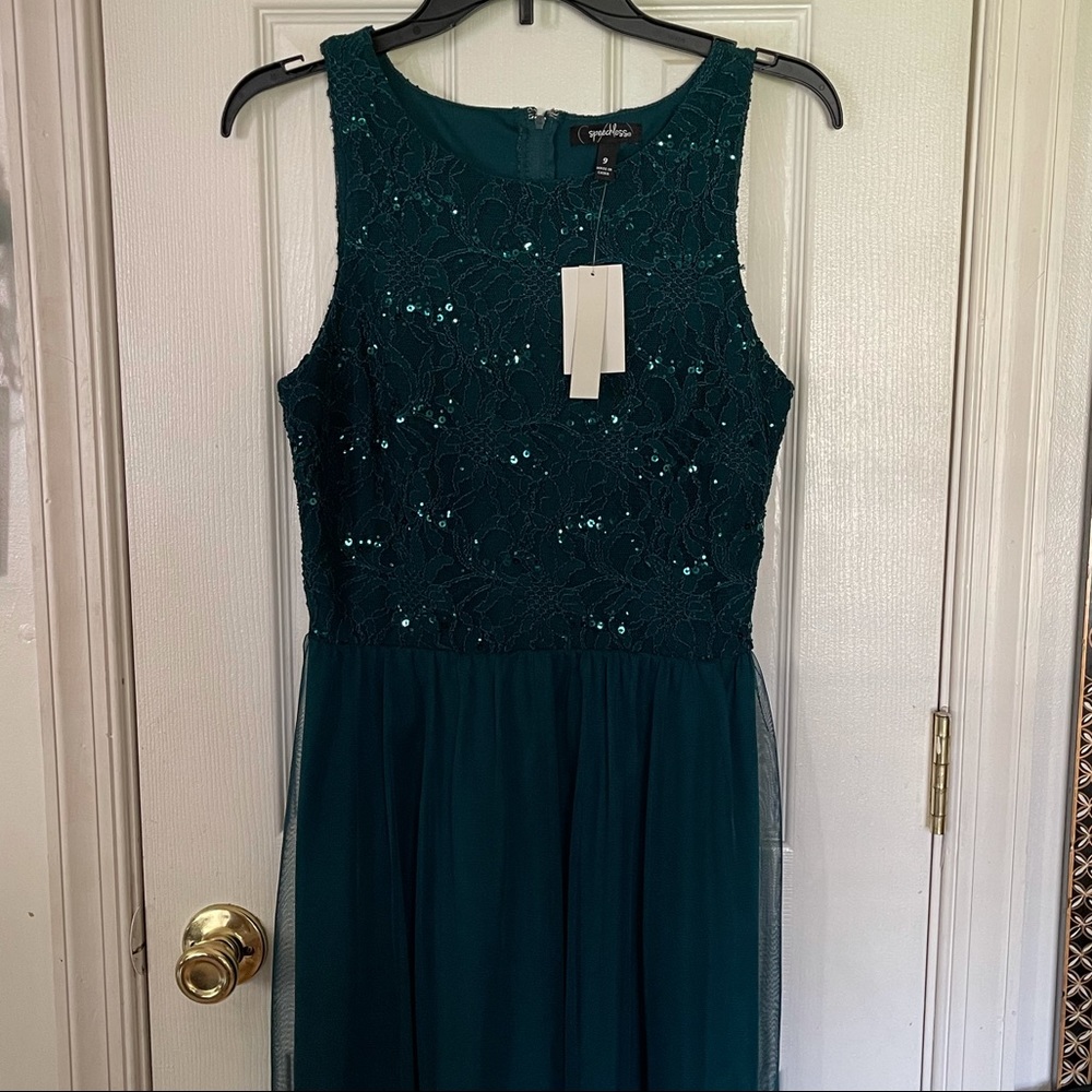 NWT speechless brand green dress